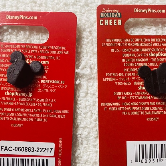 Disney Parks DVC Lot of 2 Mickey Christmas Pins Yuletide Holiday Cheer NWT - Picture 7 of 7